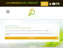 Tablet Screenshot of obesite-solution-chirurgie.fr